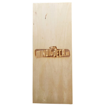 Előketartó Fadoboz Mindigpeca.hu Logóval 40cm