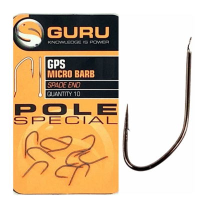 GURU Pole Special Hook Size 14 (Barbed/Spade End)