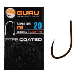 GURU Super LWG Hook Size 16 (Barbless/Eyed)