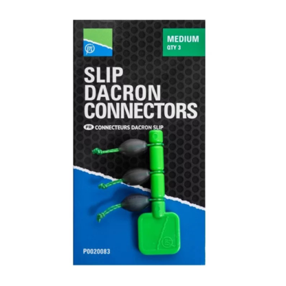 Preston Slip Dacron Connector - Medium