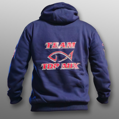 Team Top Mix Kék Kapucnis Pulóver 01