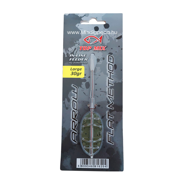 Top Mix Arrow Flat Method Feeder Kosár – L 60g
