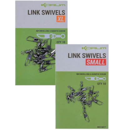 Korum Link Swivels Small Gyorskapocs