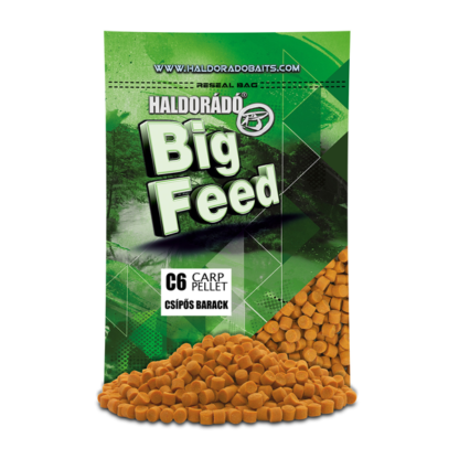 Haldorádó Big Feed C6 Pellet Csípős Barack - 700g