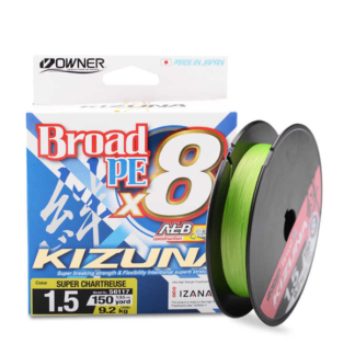 OWNER Kizuna X8 Chartreuse 135 m - 0,21mm