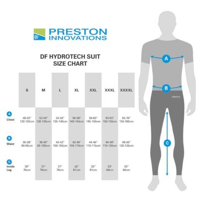 Preston DF Hydrotech Suit Esőruha Szett - XL 02