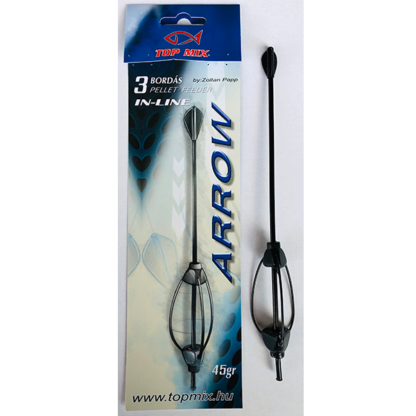 Top Mix Hárombordás Arrow Method Feeder Kosár 45g