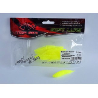 Top Mix Shiner Worm Chartreuse 6cm