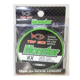 Top Mix X8 Monster Előkezsinór 0,14mm 10M