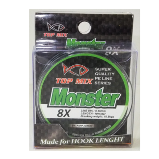 Top Mix X8 Monster Előkezsinór 0,16mm 10M