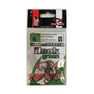 Top Mix Method Feeder Horog Zöld 6