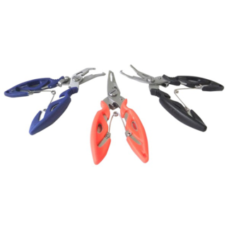 Top Mix Fonott Zsinór Vágó Olló Hajlított Fogóval, Fekete