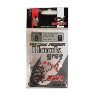 Top Mix Method Feeder Horog Fekete 8