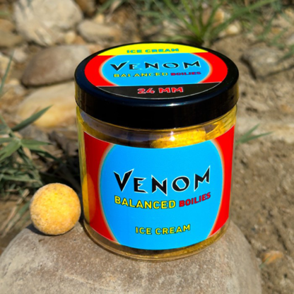 Feedermania Venom Balanced Boilies Ice Cream 24mm