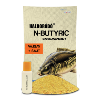 Haldorádó N-Butyric Groundbait Vajsav + Sajt – 800g+50ml