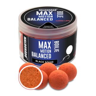 Haldorádó Max Motion Boilie Balanced Fekete Tintahal 20mm