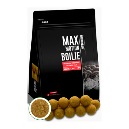 Haldorádó Max Motion Boilie Long Life Spanyol Mogyoró 24mm – 800g