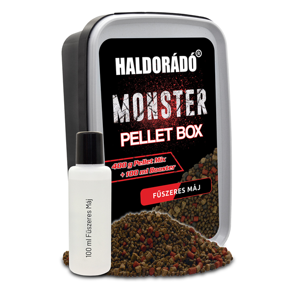 Haldorádó Monster Pellet Box Fűszeres Máj - 400g