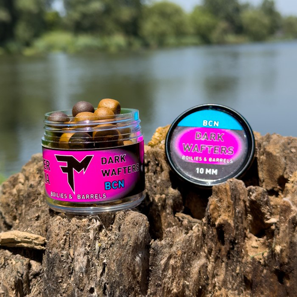 Feedermania Dark Wafters Boilies & Barrels 10mm BCN