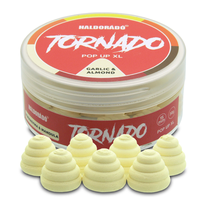 Haldorádó Tornado Pop Up XL 15mm Fokhagyma & Mandula