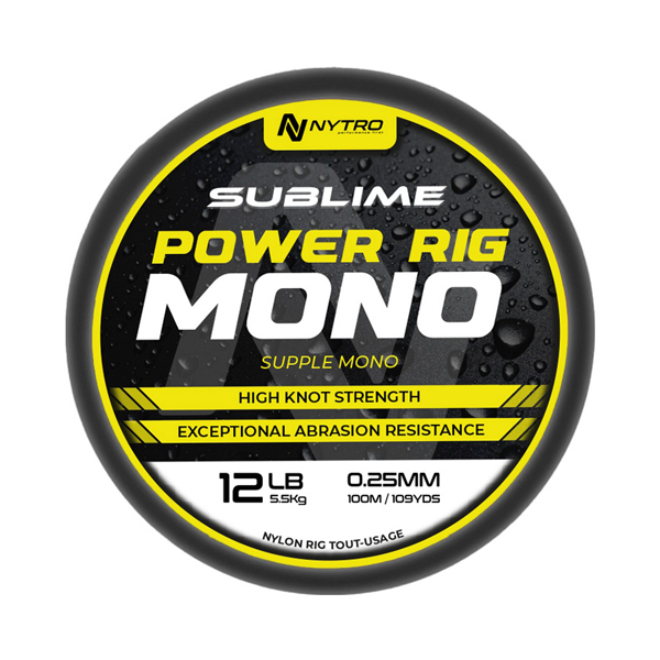 Nytro Sublime Power Rig Mono Előkezsinór 100m 0,21mm