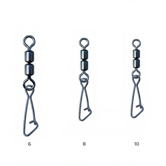 Nytro Connes Double Feeder Swivel With Hooked Snap Forgókapocs 6