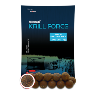 Haldorádó Krill Force Boilie Long Life 20mm Krill Hot Spicy 700g