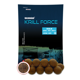 Haldorádó Krill Force Boilie Long Life 30mm Krill Hot Spicy 700g