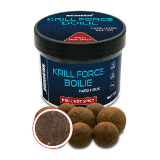 Haldorádó Krill Force Boilie Hard Hook Wafter 16, 20mm - Krill Hot Spicy