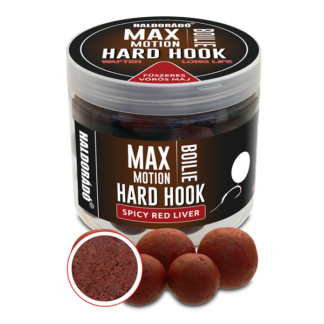 Haldorádó MAX Motion Boilie Hard Hook Wafter 16, 20mm Fűszeres Vörös Máj