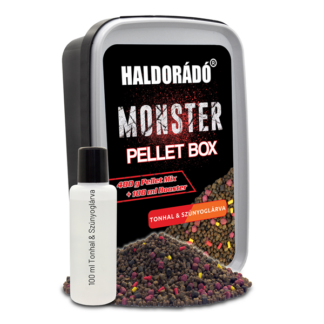 Haldorádó Monster Pellet Box Tonhal & Szúnyoglárva – 400g