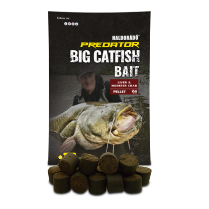 Haldorádó Catfish Bait Pellet 24mm Liver & Monster Crab 1kg