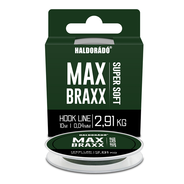 Haldorádó Max Braxx Super Soft Hook Line fonott zsinór 0,04 mm - 2,91kg