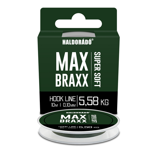 Haldorádó Max Braxx Super Soft Hook Line fonott zsinór 0,10 mm - 5,85kg