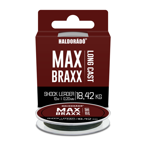 Haldorádó Max Braxx Long Cast Shock Leader fonott zsinór 0,20mm - 18,42kg